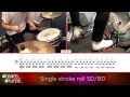 BDSD120bpmSingleStrokeLeftFoot